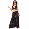 Imagen de CR  4857 SET TOP Y PANTALONES NEGRO TALLA L