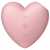 Imagen de SATISFYER CUTIE HEART ESTIMULADOR Y VIBRADOR - ROSA