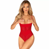 Imagen de INGRIDIA CROTCHLESS TEDDY ROJO XL/XXL