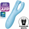 Imagen de SATISFYER THREESOME 4 VIBRADOR - AZUL