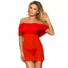 Imagen de SUBBLIME VESTIDO CORTO + TANGA ROJO S/M