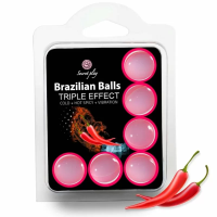 Imagen de SECRET PLAY SET 6 BRAZILIAN BALLS TRIPLE EFECTO