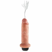 DILDO SQUIRTING 15.24 CM KING COCK