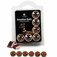 Imagen de SECRETPLAY SET 6 BRAZILIANS BALLS CHOCOLATE