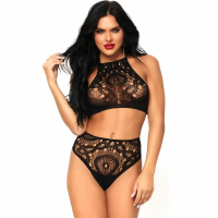 LEG AVENUE SET 2 PIEZAS TOP Y PANTIES M/L