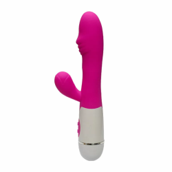 Imagen de ABBY VIBRADOR & ESTIMULADOR 16 VELOCIDADES ROSA