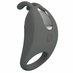 Imagen de STRATUS ANILLO VIBRADOR RABBIT GRIS