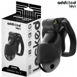 Imagen de ADDICTED TOYS LOCKED  MINDNIGHT CELL JAULA PARA PENE 4.2 CM TALLA M