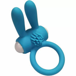 Imagen de MR BUNNY ANILLO VIBRADOR SILICONA GREEN