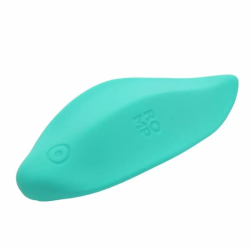 Imagen de ROMP - WAVE VIBRADOR ESTIMULADOR DE CLÍTORIS FORMA ERGONÓMICA VERDE AGUA