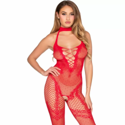 Imagen de 89336 BODYSTOCKING SIN ENTREPIERNA ROJO  TALLA ÚNICA