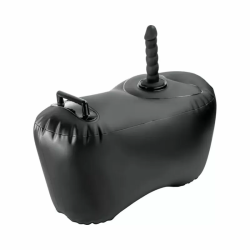 Imagen de FETISH FANTASY SERIES - SILLÓN HINCHABLE BODY DOCK CON DILDO 69,2 CM NEGRO