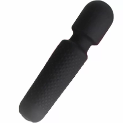 Imagen de YOUR MAGIC MASAJEADOR & VIBRADOR RECARGABLE 10 VIBRACIONES SILICONA NEGRO