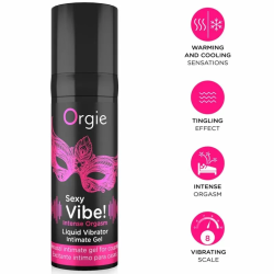 Imagen de ORGIE - SEXY VIBE! INTENSE ORGASM GEL ÍNTIMO MULTISENSACIÓN 15 ML