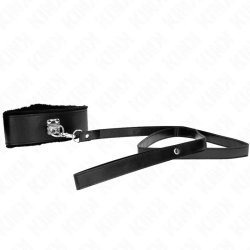 Imagen de COLLAR CON CORREA 116 CM CON TACHUELAS PLATEADAS MODELO 4 NEGRO AJUSTABLE 4048 CM X 6 CM