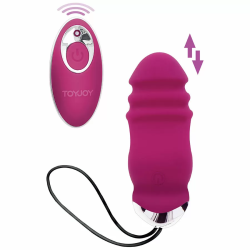 Imagen de TOYJOY  HAPPINESS SUNN SIDE UP AND DOWN VIBRADOR CONTROL REMOTO FUCSIA