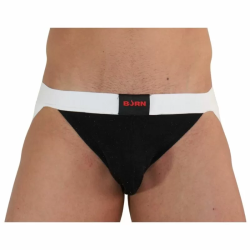 Imagen de BURN - 004 JOCK BRILLANTE NEGRO / BLANCO M