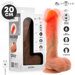Imagen de MR INTENSE - LOGAN DILDO VIBRADOR SILICONA CON EFECTO CALOR Y CONTROL REMOTO 20 CM -Ø- 4.1 CM