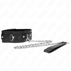 Imagen de COLLAR CON CORREA 65 CM NEGRO 54 X 4.5 CM