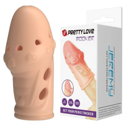 Imagen de PRETTY LOVE - SOCKER FUNDA PARA PENE TEXTURIZADA COLOR NATURAL