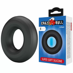 Imagen de CRAZY BULL - URBAN ANILLO PARA PENE SILICONA SUPER SOFT NEGRO
