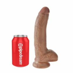 Imagen de KING COCK - DILDO REALÍSTICO CON TESTÍCULOS 22,8 CM