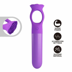 Imagen de PRETTY LOVE - GIANA MINI MASAJEADOR VIBRADOR RECARGABLE MORADO