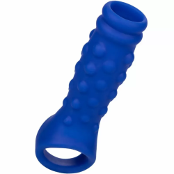 Imagen de BEADED FUNDA PENE SILICONA LÍQUIDA AZUL