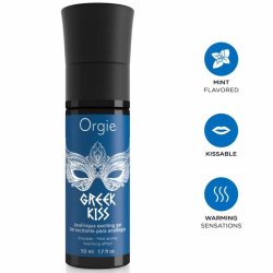 Imagen de ORGIE - GREEK KISS GEL ESTIMULANTE PARA ANILINGUS SABOR MENTA 50 ML