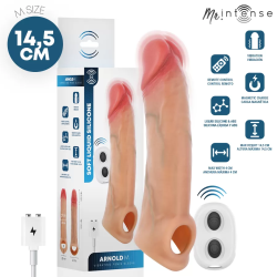 Imagen de MR INTENSE - ARNOLD M VIBRADOR FUNDA PENE SILICONA CONTROL REMOTO 14.5 CM -Ø- 4 CM