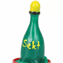 Imagen de CONDOMERIE  PRESERVATIVO DECORATIVO PINTADO A MANO CHAMPÁN
