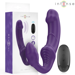 Imagen de JILL VIBRADOR DOBLE 20 CM VIOLETA CONTROL REMOTO