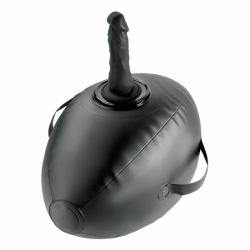 Imagen de FETISH FANTASY SERIES - HINCHABLE BODY DOCK CON DILDO NEGRA 41.9 CM