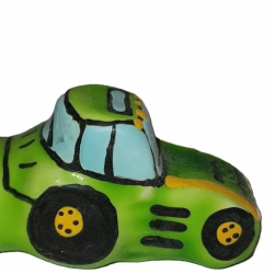 Imagen de CONDOMERIE  PRESERVATIVO DECORATIVO PINTADO A MANO VERDE TRACTOR XL