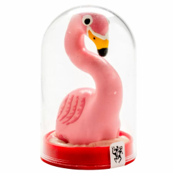 Imagen de CONDOMERIE  PRESERVATIVO DECORATIVO PINTADO A MANO FLAMENCO ROSA