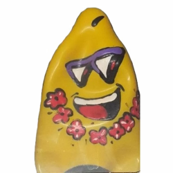 Imagen de CONDOMERIE  PRESERVATIVO DECORATIVO PINTADO A MANO FRIKI TIKI XL