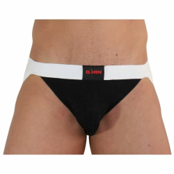 Imagen de BURN 004 JOCK BRILLANTE NEGRO / BLANCO