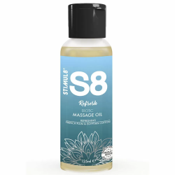 Imagen de STIMUL8  S8 REFRESH ACEITE DE MASAJE ALGODÓN 125 ML