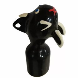 Imagen de CONDOMERIE  PRESERVATIVO DECORATIVO PINTADO A MANO ORCA AMABLE
