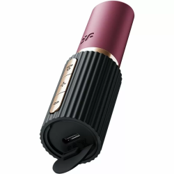 Imagen de PRO 2 KISS ESTIMULADOR CLÍTORIS POR ONDAS GRANATE / NEGRO