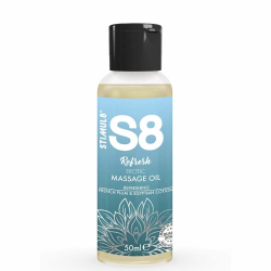 Imagen de STIMUL8  S8 REFRESH ACEITE DE MASAJE ERÓTICO ALGODÓN 50 ML