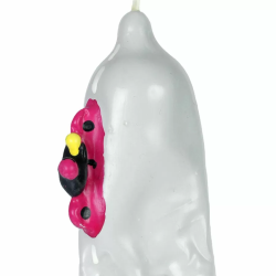 Imagen de CONDOMERIE  PRESERVATIVO DECORATIVO PINTADO A MANO MOTO