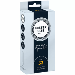 Imagen de MISTER SIZE  PRESERVATIVOS TALLA M 53 MM (10 UNIDADES)