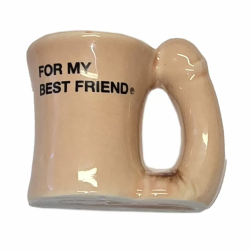 Imagen de DIABLO PICANTE – IMÁN TAZA CERÁMICA CON ASA DE PENE “FOR MY BEST FRIEND”