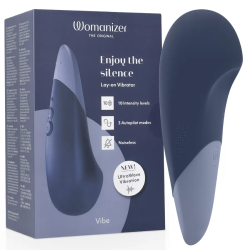 Imagen de WOMANIZER  VIBE VIBRADOR LAYON SILENCIOSO AZUL OSCURO