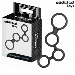 Imagen de ADDICTED TOYS  ANILLO PARA EL PENE CON DIVISORES PARA TESTÍCULOS