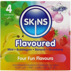 Imagen de SKINS  MULTI SABORES PRESERVATIVOS PREMIUM PACK 4