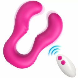 Imagen de SERAPH VIBRADOR DOBLE CONTROL REMOTO FUCSIA