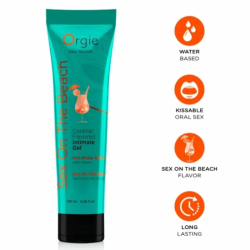 Imagen de ORGIE - LUBE TUBE COCKTAIL SEX ON THE BEACH GEL ÍNTIMO BESABLE BASE AGUA 100 ML