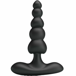 Imagen de PRETTY LOVE  CORBAN VIBRADOR ANAL 10 VIBRACIONES NEGRO